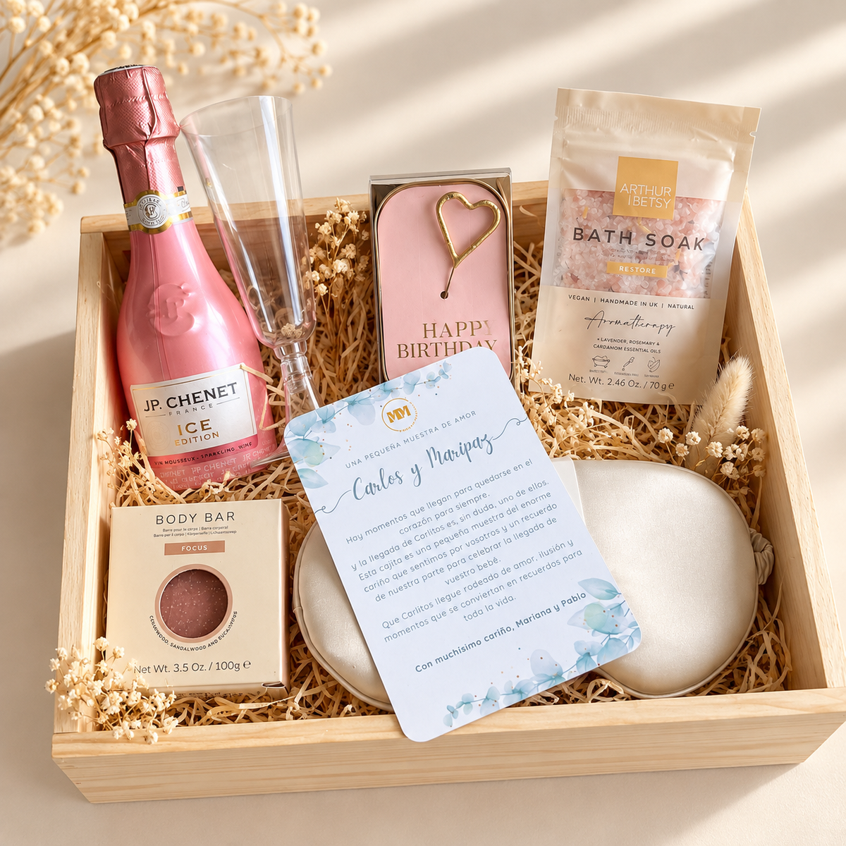 Caja Regalo Cumpleaños Mujer · Brindis & Spa