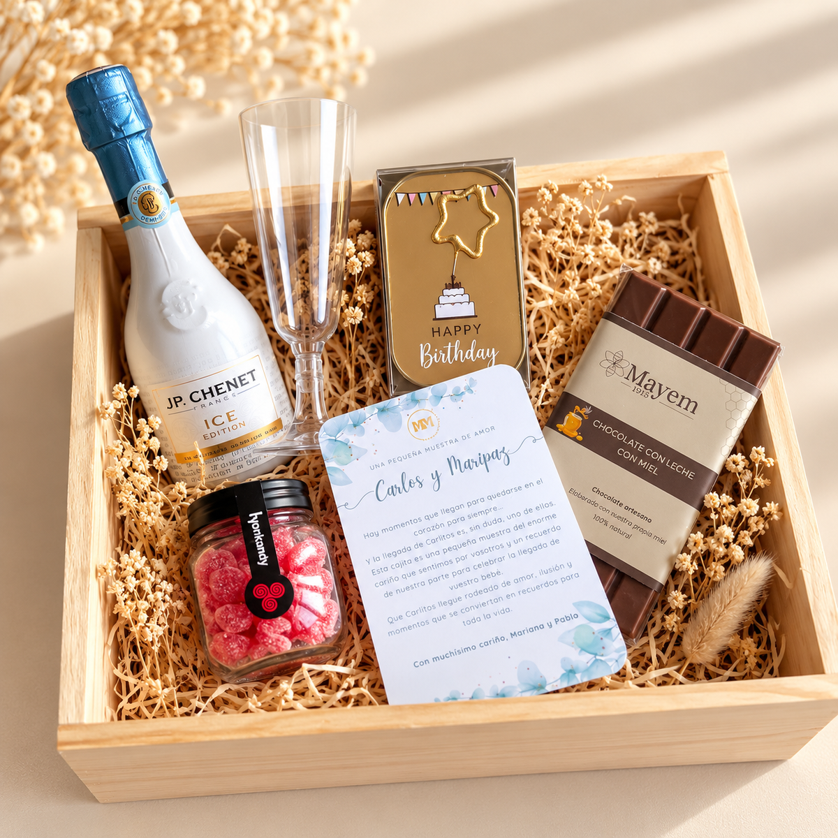 Caja Regalo Cumpleaños Hombre · Brindis & Dulce