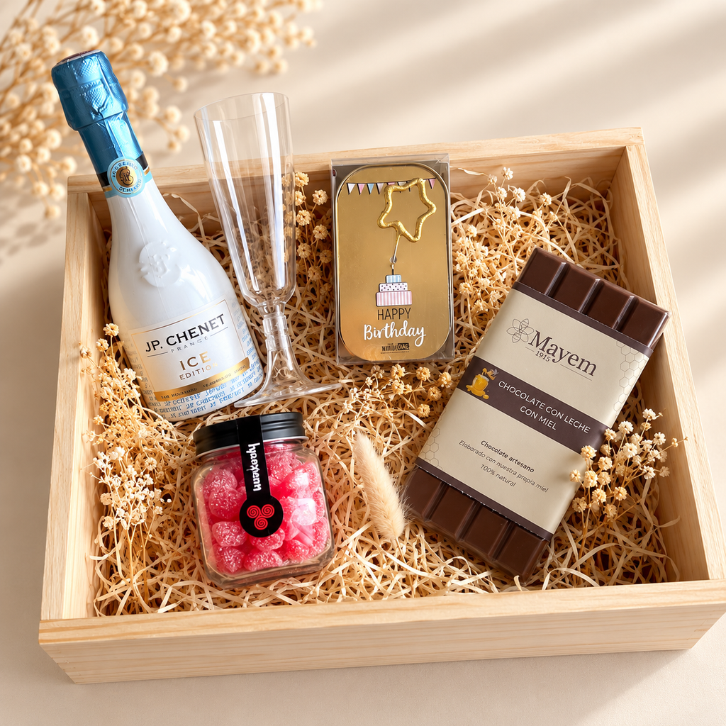 Caja Regalo Cumpleaños Hombre · Brindis & Dulce