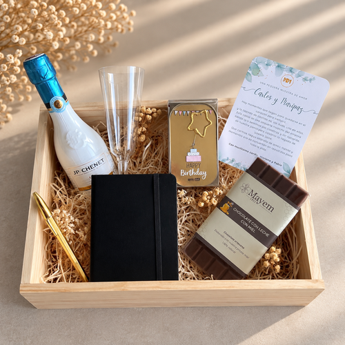 Caja Regalo Cumpleaños Hombre · Brindis & Oficina