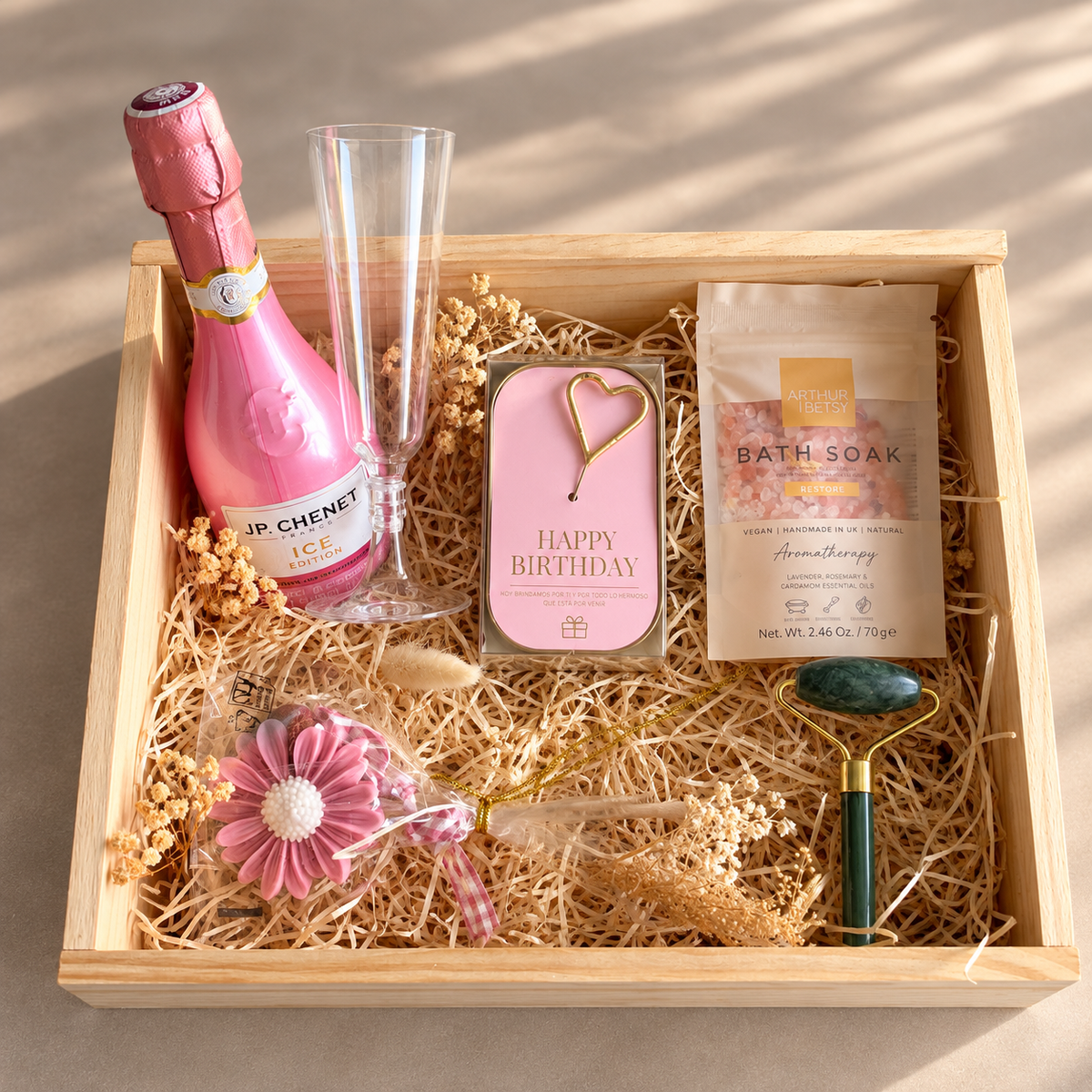 Caja Regalo Cumpleaños Mujer · Brindis & Bienestar