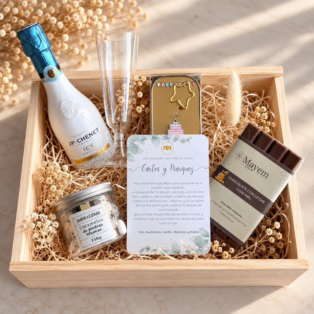 Caja Regalo Cumpleaños Hombre · Brindis & Picoteo